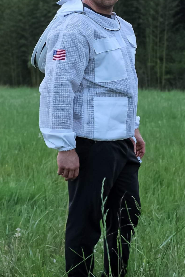 Premium ventilated beekeeping jacket without company logo