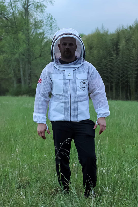 Premium ventilated beekeeping jacket without company logo