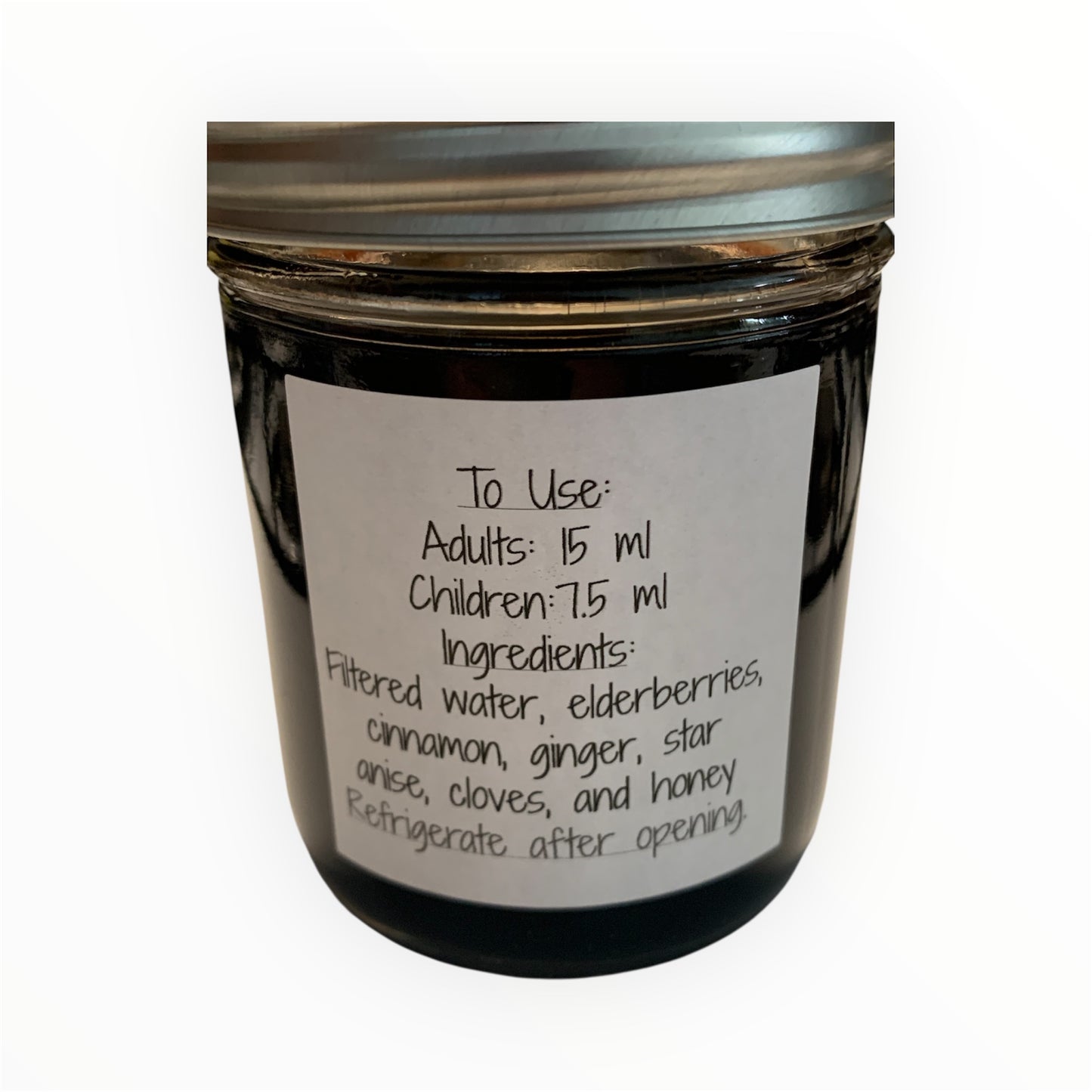 Organic Elderberry Syrup 8oz