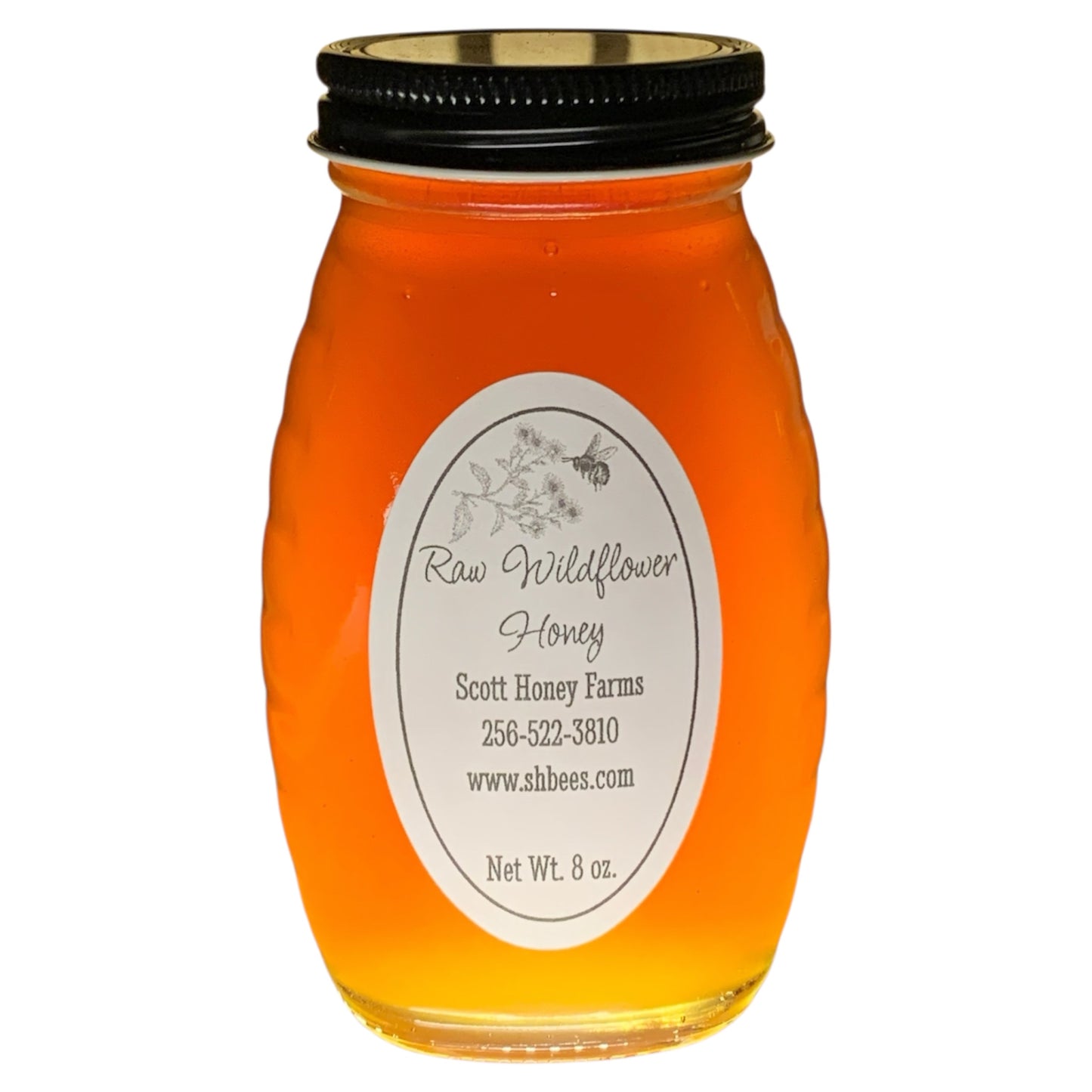 Raw Wildflower Honey 8 oz.