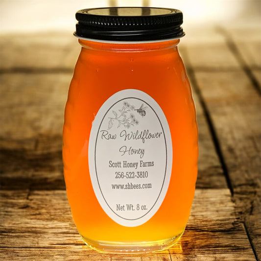 Raw Wildflower Honey 8 oz.