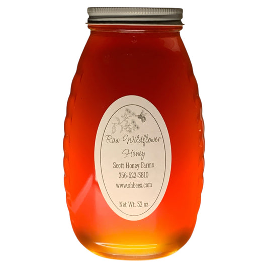 Raw Wildflower Honey 32 oz.
