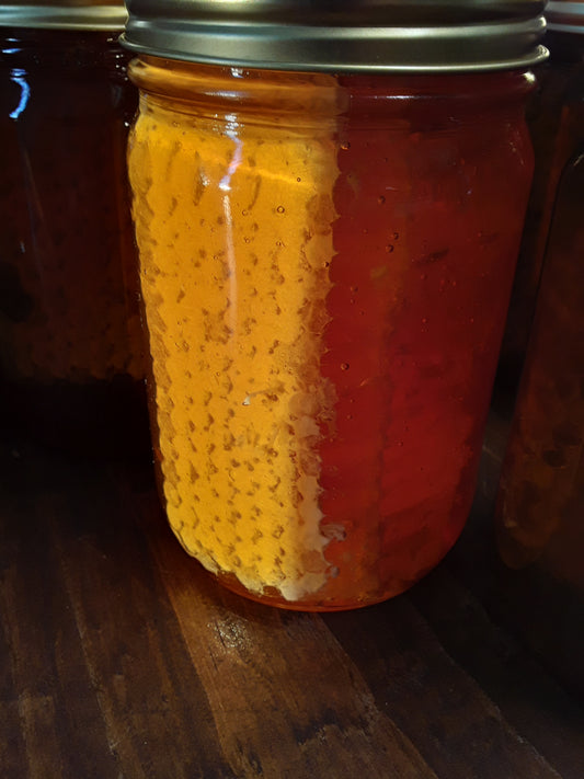 Wildflower 16 oz Raw Comb Honey